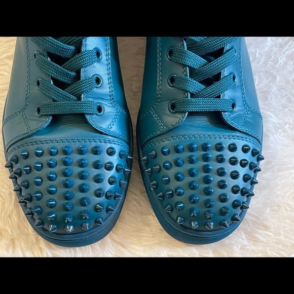 Christian Louboutin Lou Spikes Flat Calf Size 41.5 - Picture 3 of 7